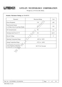 LTL2H3SYK Datasheet Page 2