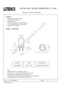 LTL2P3KYKP Datasheet Cover