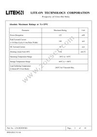 LTL2R3EW3KS Datasheet Page 3