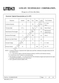 LTL2R3KYD-EM Datasheet Page 3