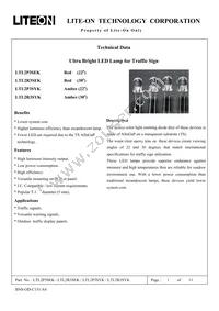 LTL2R3SYK Datasheet Cover