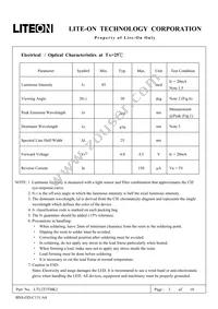 LTL2T3TBK2 Datasheet Page 3