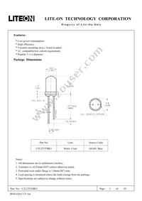 LTL2T3TBK3 Datasheet Cover