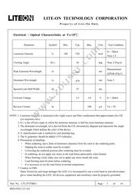 LTL2T3TBK3 Datasheet Page 3