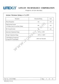 LTL2T3TBK5 Datasheet Page 3