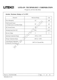 LTL2V3EV3JSR Datasheet Page 3