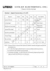 LTL353QRKNN Datasheet Page 3