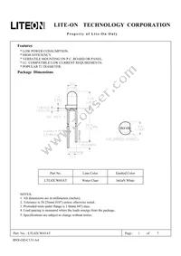 LTL42CW65AT Datasheet Cover