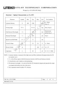 LTL5V3SRK Datasheet Page 3