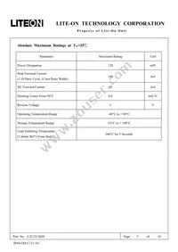 LTL5V3SSS Datasheet Page 2