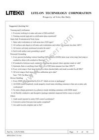 LTL5V3SSS Datasheet Page 9