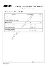 LTL87HTBK Datasheet Page 2