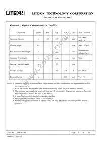 LTL87HTBK Datasheet Page 3