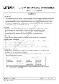 LTL87HTBK Datasheet Page 7