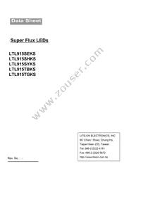 LTL915TGKS Datasheet Cover