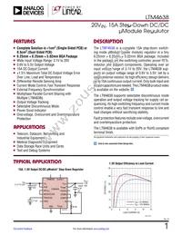 LTM4638EY#PBF Datasheet Cover