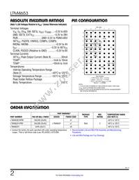 LTM4653EY#PBF Datasheet Page 2