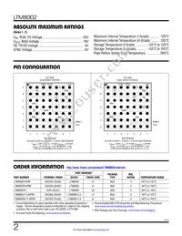 LTM8002HY Datasheet Page 2