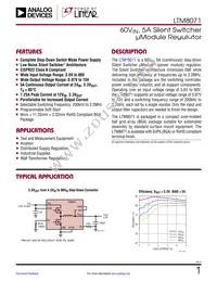 LTM8071IY Datasheet Cover