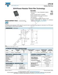 LTO030FR0500FTE3 Datasheet Cover