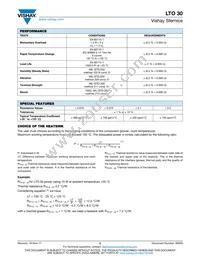 LTO030FR0500FTE3 Datasheet Page 2