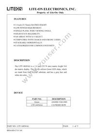LTP-14058AG Datasheet Page 2