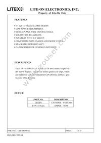 LTP-14158AG Datasheet Page 2