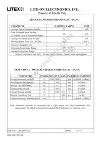 LTP-1457AKY Datasheet Page 4