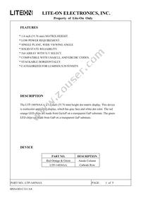 LTP-14858AA Datasheet Page 2