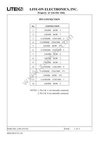 LTP-1557AG Datasheet Page 3