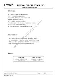 LTP-1557AKA Datasheet Cover