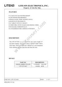 LTP-1557AKY Datasheet Page 2