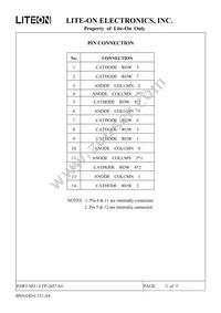 LTP-2057AG Datasheet Page 4