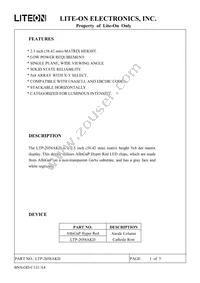 LTP-2058AKD Datasheet Page 2