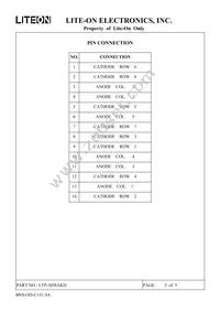 LTP-2058AKD Datasheet Page 4