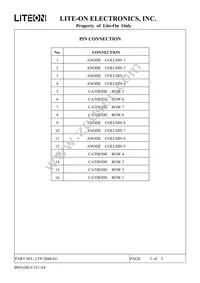 LTP-2088AG Datasheet Page 4