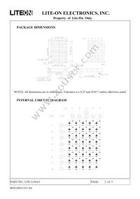 LTP-2158AY Datasheet Page 2