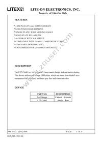 LTP-2344E Datasheet Page 2