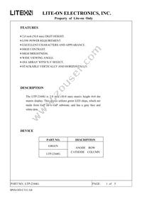 LTP-2344G Datasheet Page 2