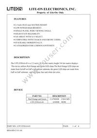 LTP-2558AA-01 Datasheet Page 2