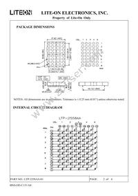 LTP-2558AA-01 Datasheet Page 3