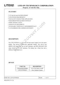 LTP-257FFM-01 Datasheet Page 2