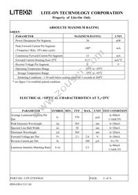 LTP-257FFM-01 Datasheet Page 6