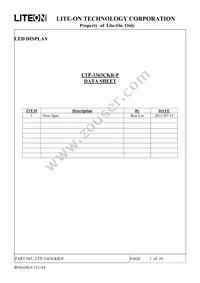 LTP-3363CKR-P Datasheet Cover