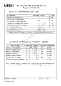 LTP-3784G Datasheet Page 4
