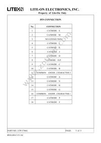 LTP-3786G Datasheet Page 3