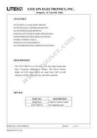 LTP-3786P-03 Datasheet Cover