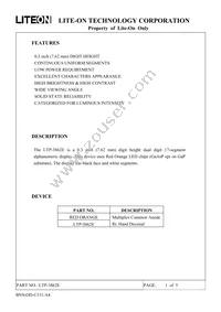 LTP-3862E Datasheet Cover