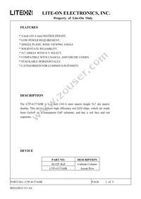 LTP-4157AHR Datasheet Page 2