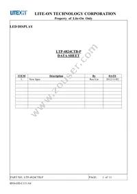 LTP-4824CTB-P Datasheet Cover